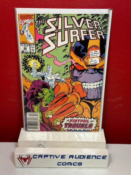 Silver Surfer, Vol. 3 #44 - Newsstand Variant - 1st Infinity Gauntlet - FN