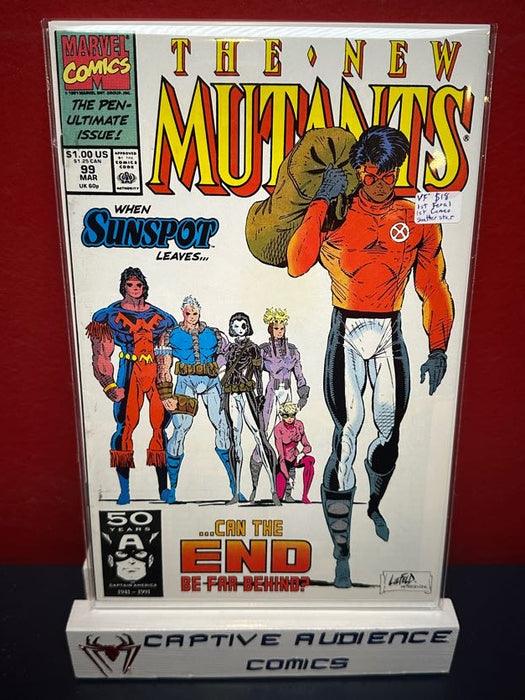 New Mutants, Vol. 1 #99 - 1st Feral - 1st Cameo Shatter Star - VF