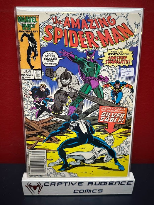 Amazing Spider-Man, The Vol. 1 #280 - Newsstand Variant - VF