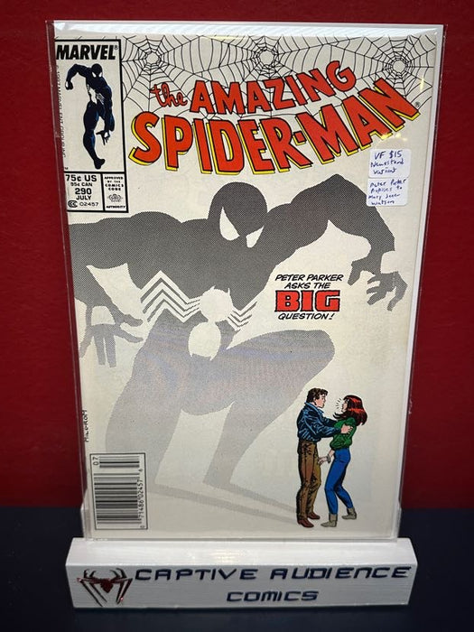 Amazing Spider-Man, The Vol. 1 #290 - Newsstand Variant - Peter Parker Proposes Mary Jane Watson - VF