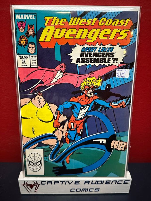 West Coast Avengers, The Vol. 2 #46 - 1st Great Lakes Avengers - VF/NM