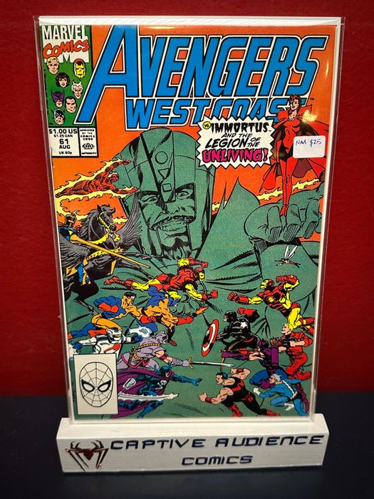 West Coast Avengers, The Vol. 2 #61 - NM