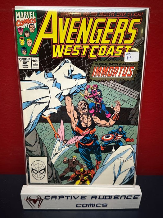 West Coast Avengers, The Vol. 2 #62 - NM