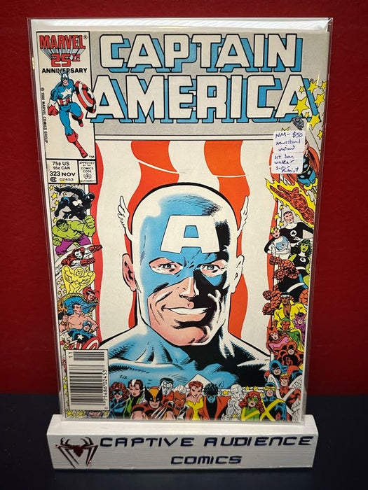 Captain America, Vol. 1 #323 - Newsstand Variant - 1st John Walker Super Patriot - NM-