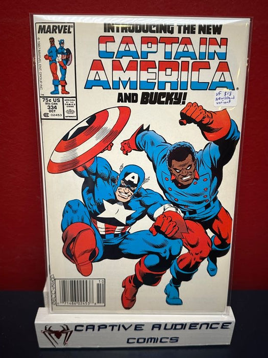 Captain America, Vol. 1 #334 - Newsstand Variant - VF