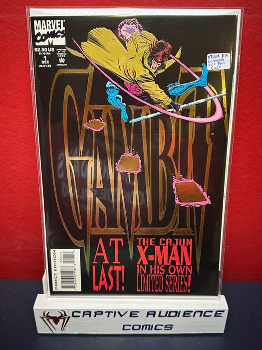 Gambit, Vol. 2 #1 - Embossed Gold Foil Cover - VF/NM