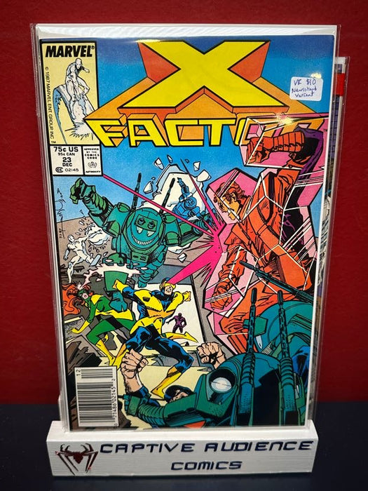 X-Factor, Vol. 1 #23 - Newsstand Variant - VF