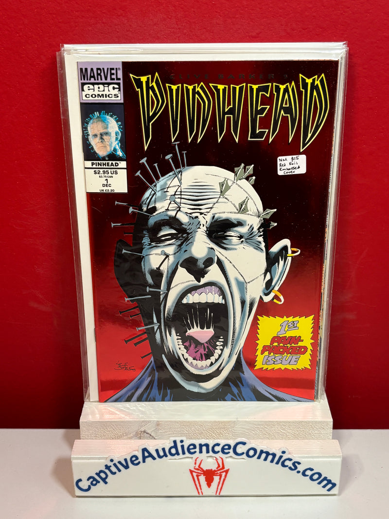 Pinhead #1 - Red Foil Embossed Cover - NM