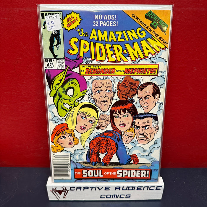 Amazing Spider-Man, The Vol. 1 #274 - CPV - VF/NM