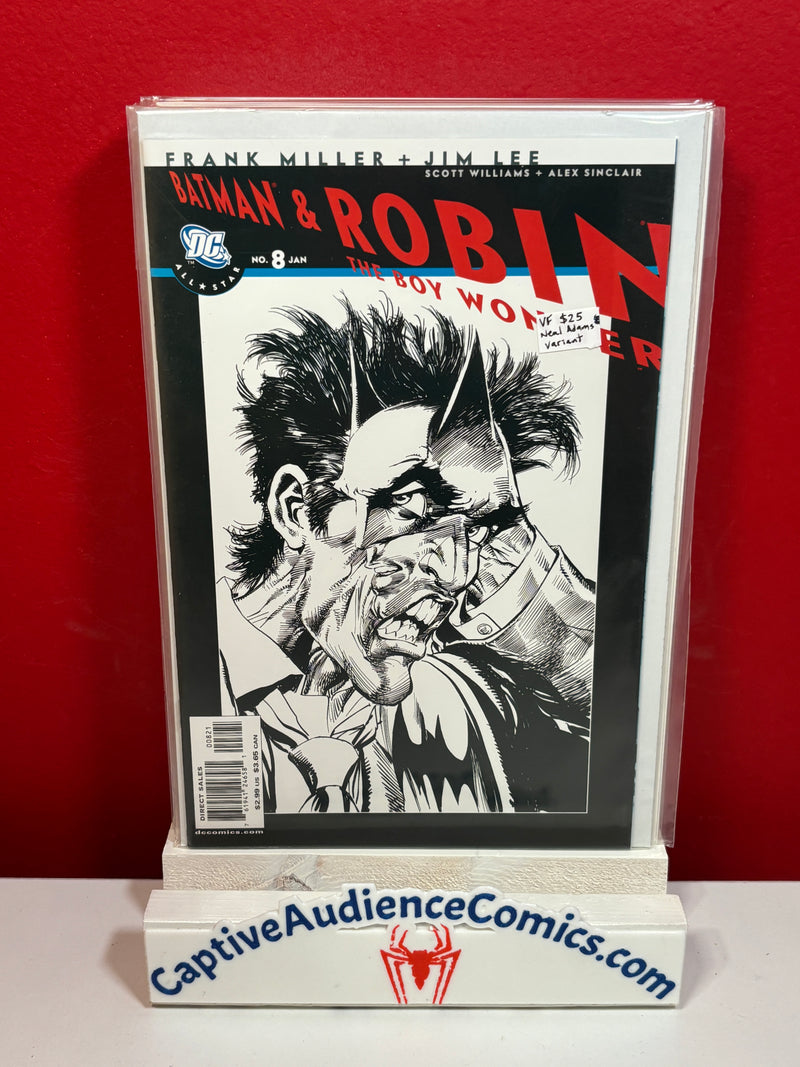 All Star Batman & Robin, The Boy Wonder #8 - Neal Adams Variant - VF
