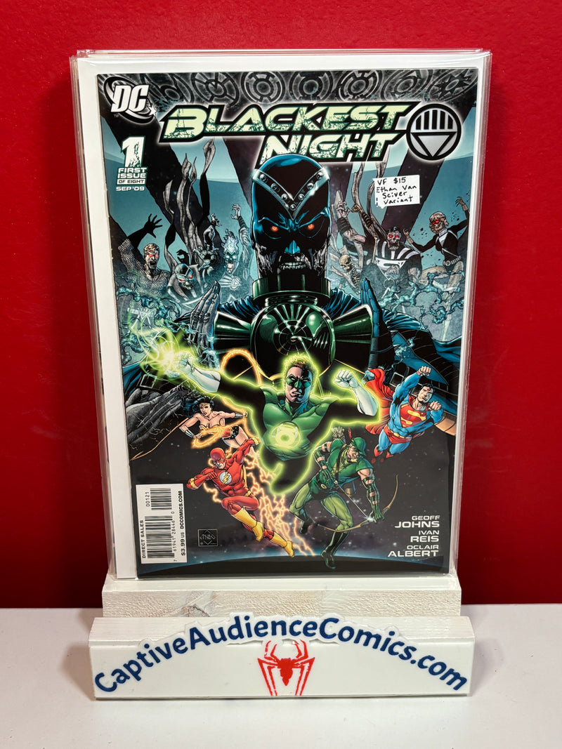 Blackest Night #1 - Ethan Van Sciver Variant - VF
