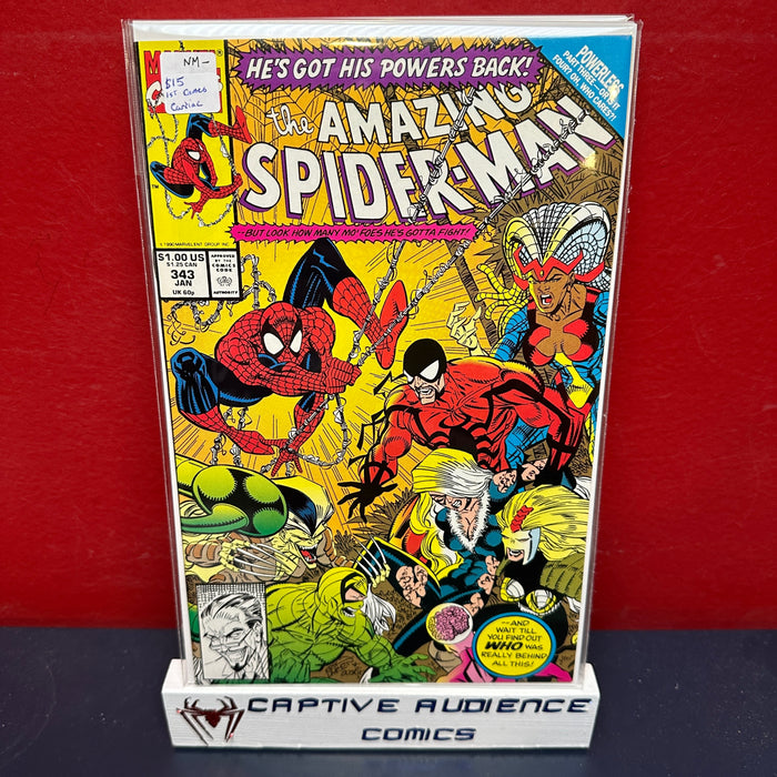 Amazing Spider-Man, The Vol. 1 #343 - 1st Cameo Condiac - NM-