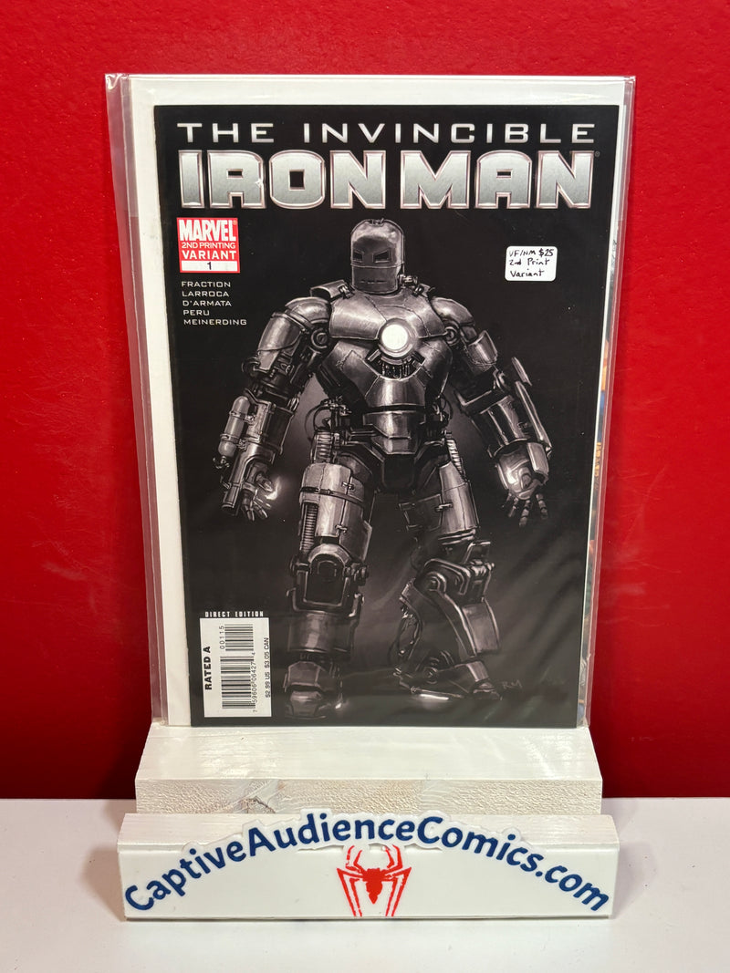 Invincible Iron Man, Vol. 1 #1 - 2nd Print Variant - VF/NM