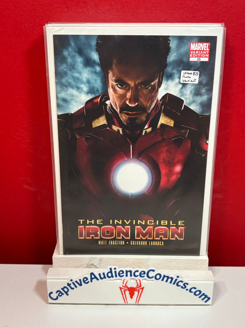 Invincible Iron Man, Vol. 1 #25 - Photo Variant - VF/NM