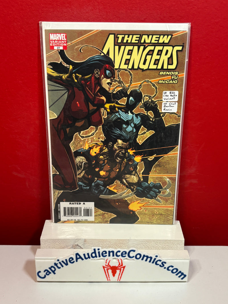 New Avengers, Vol. 1 #27 - 1:50 Ratio Variant - 1st Clint Barton Ronin - VF