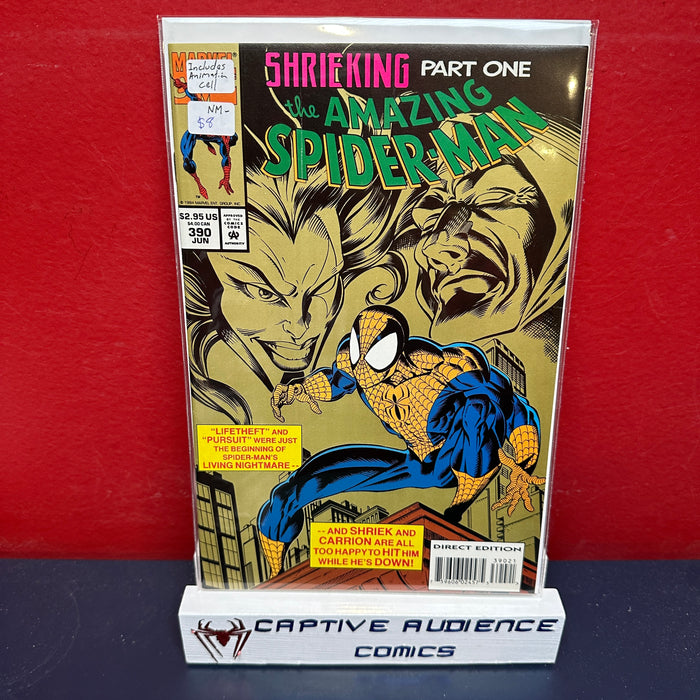 Amazing Spider-Man, The Vol. 1 #390 - Includes Animation Cell - NM-