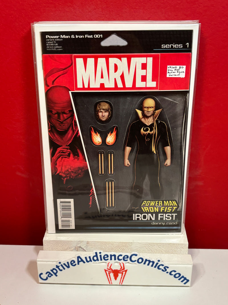 Power Man and Iron Fist, Vol. 3 #1 - Iron Fist Action Figure Variant - VF/NM