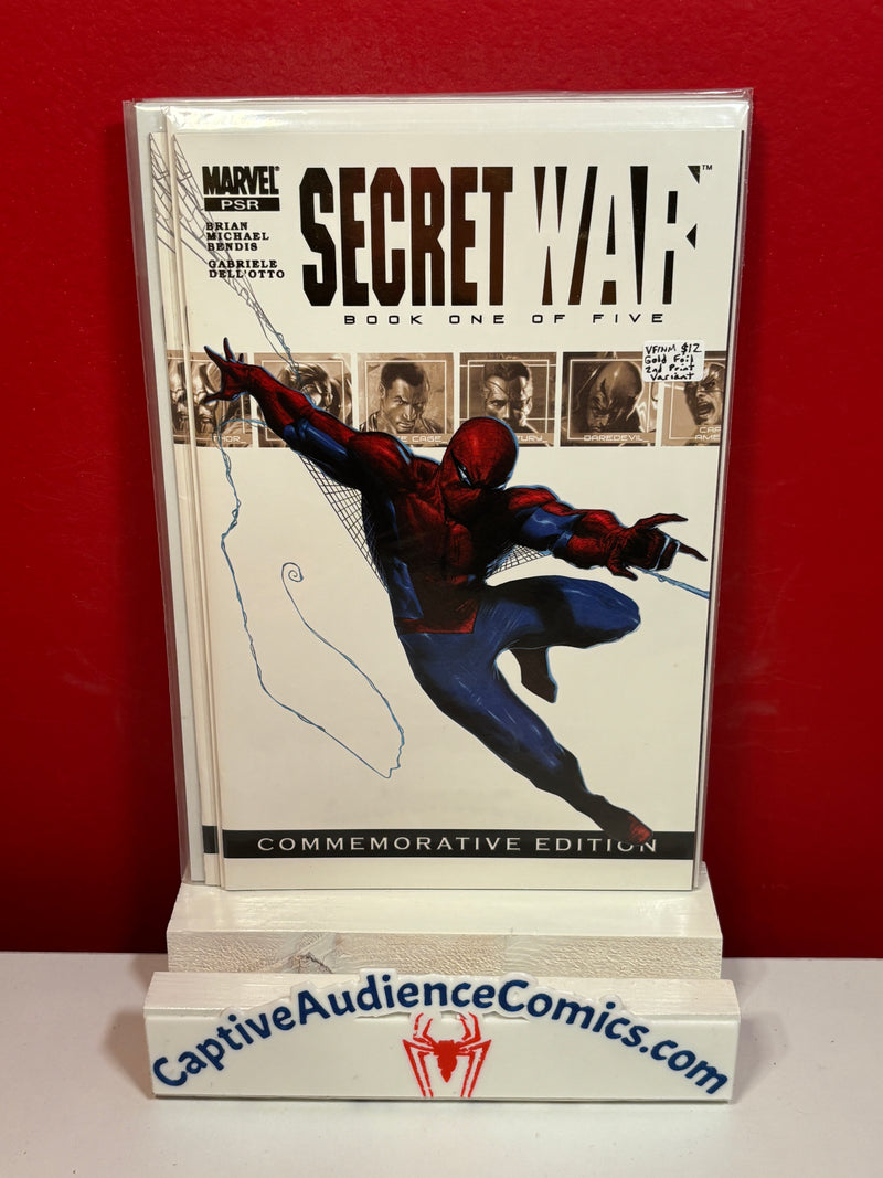 Secret War #1 - Gold Foil 2nd Print Variant - VF/NM