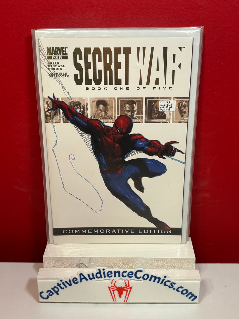 Secret War #1 - Gold Foil 2nd Print Variant - VF