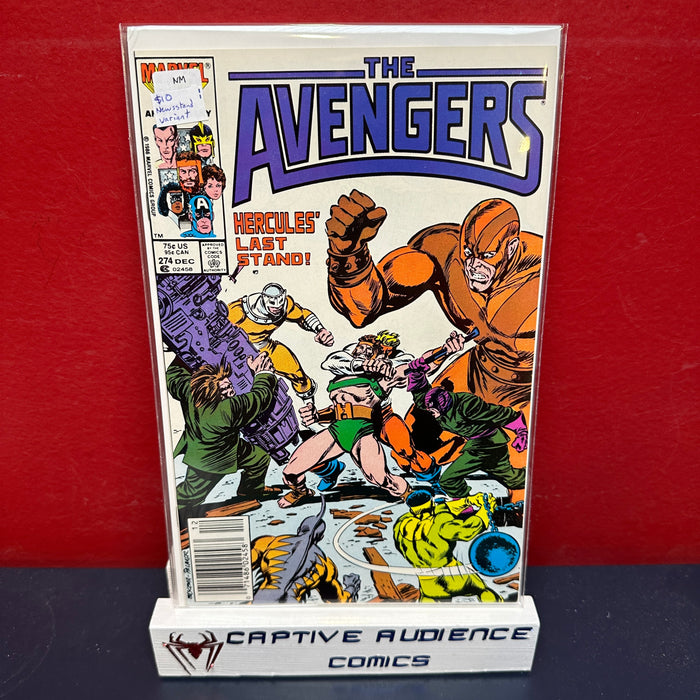 Avengers, The, Vol. 1 #274 - Newsstand Variant - NM