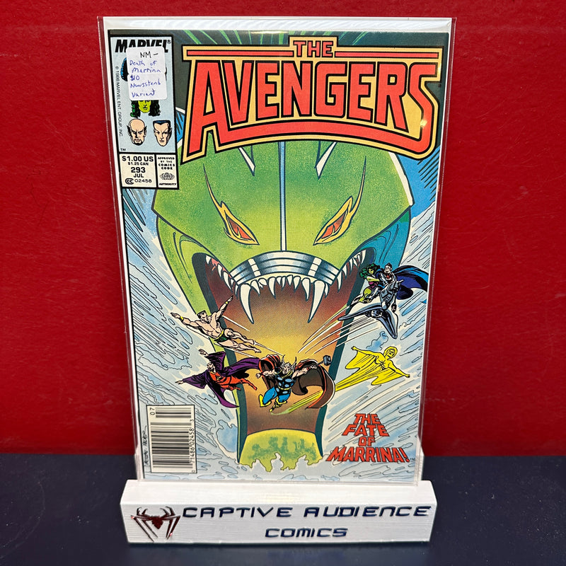 Avengers, The Vol. 1 #293 - Death of Marrina - Newsstand Variant - NM-