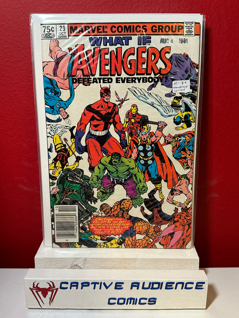 What If, Vol. 1 #29 - Newsstand Variant - VF-