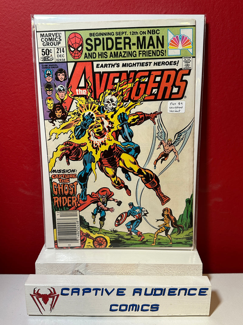 Avengers, The Vol. 1 #214 - Newsstand Variant - FN+