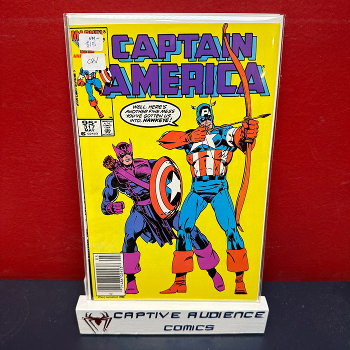 Captain America, Vol. 1 #317 - CPV - NM-