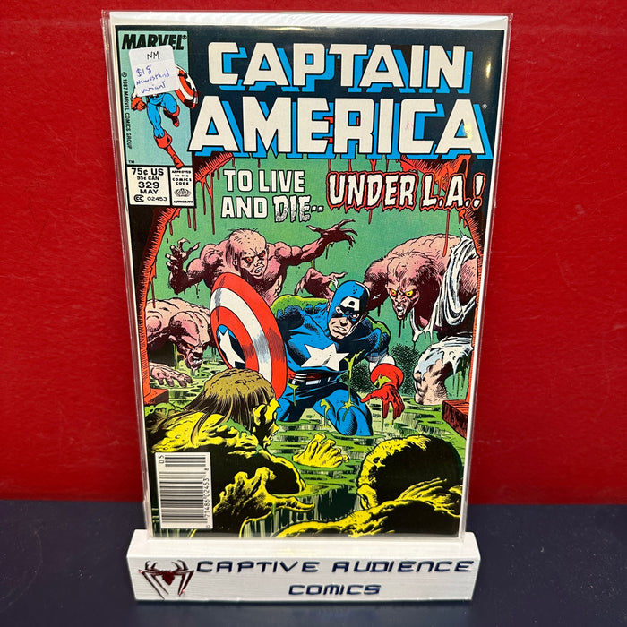 Captain America, Vol. 1 #329 - Newsstand Variant - NM