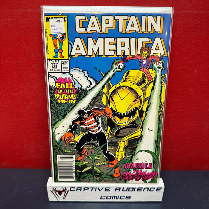 Captain America, Vol. 1 #339 - Newsstand Variant - NM-