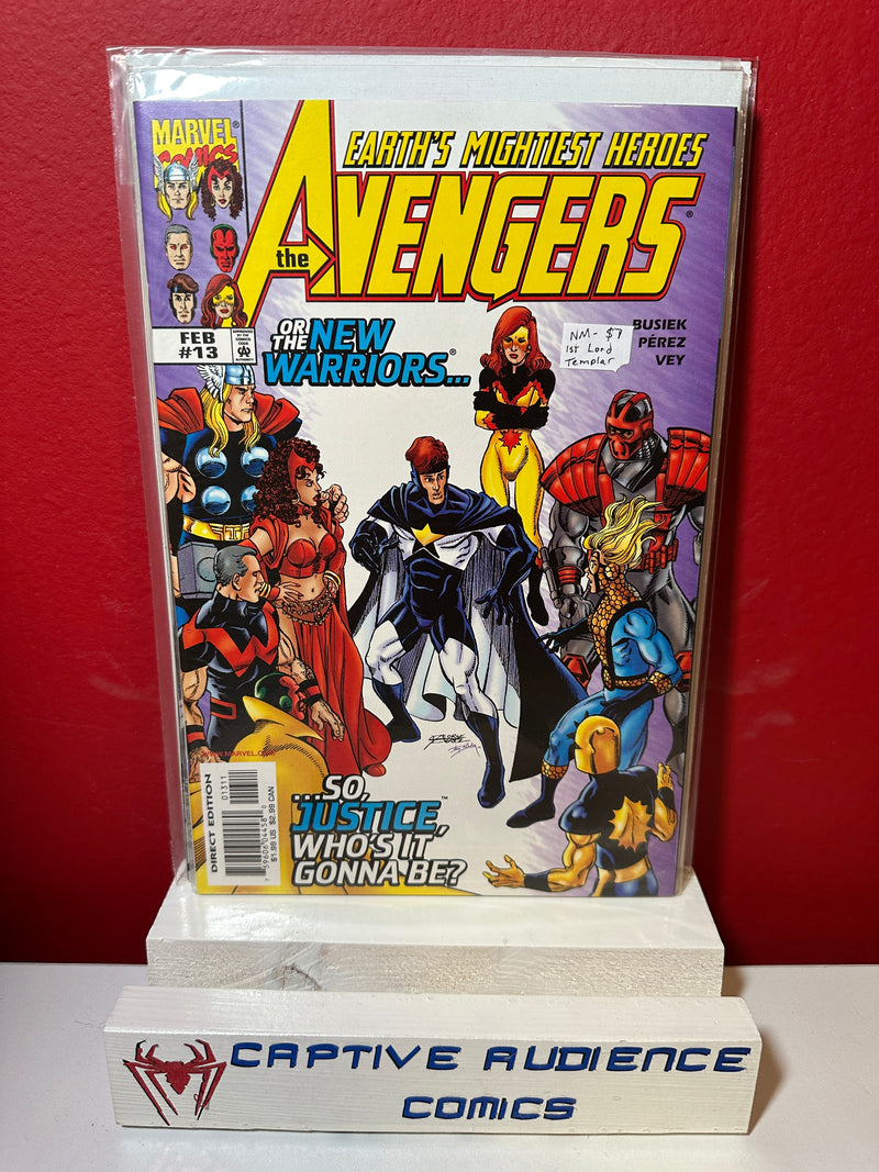 Avengers, The Vol. 1 #13 - 1st Lord Templar - NM-