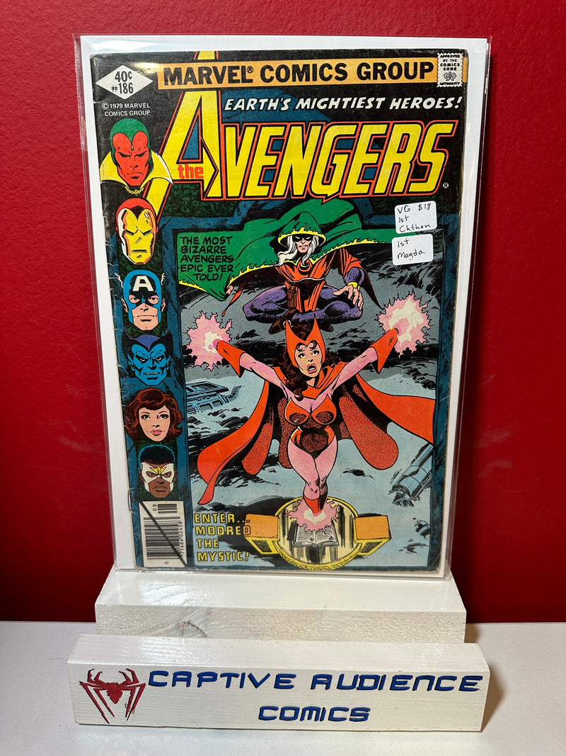 Avengers, The Vol. 1 #186 - 1st Magda - 1st Chthon - VG