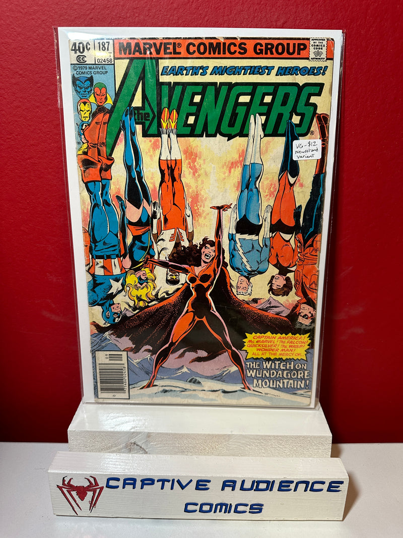 Avengers, The Vol. 1 #187 - Newsstand Variant - VG-