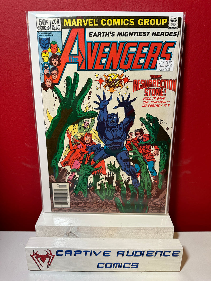 Avengers, The Vol. 1 #209 - Newsstand Variant - VF-