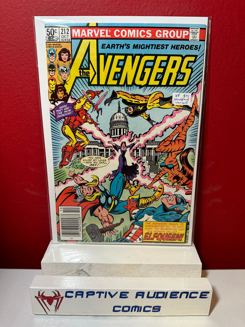 Avengers, The Vol. 1 #212 - Newsstand Variant - VF
