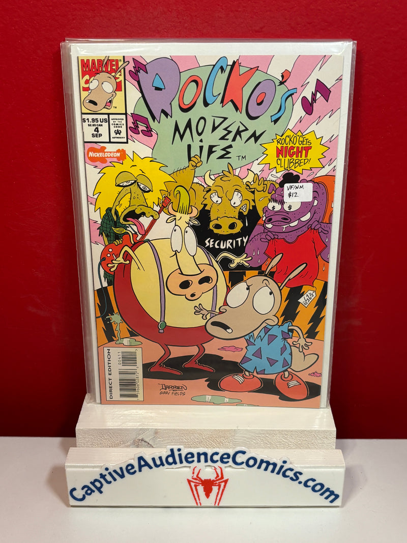 Rocko's Modern Life #4 - VF/NM