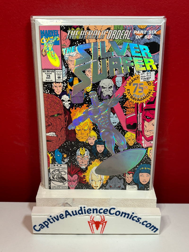 Silver Surfer, Vol. 3 #75 - Holo Foil Embossed Cover - NM
