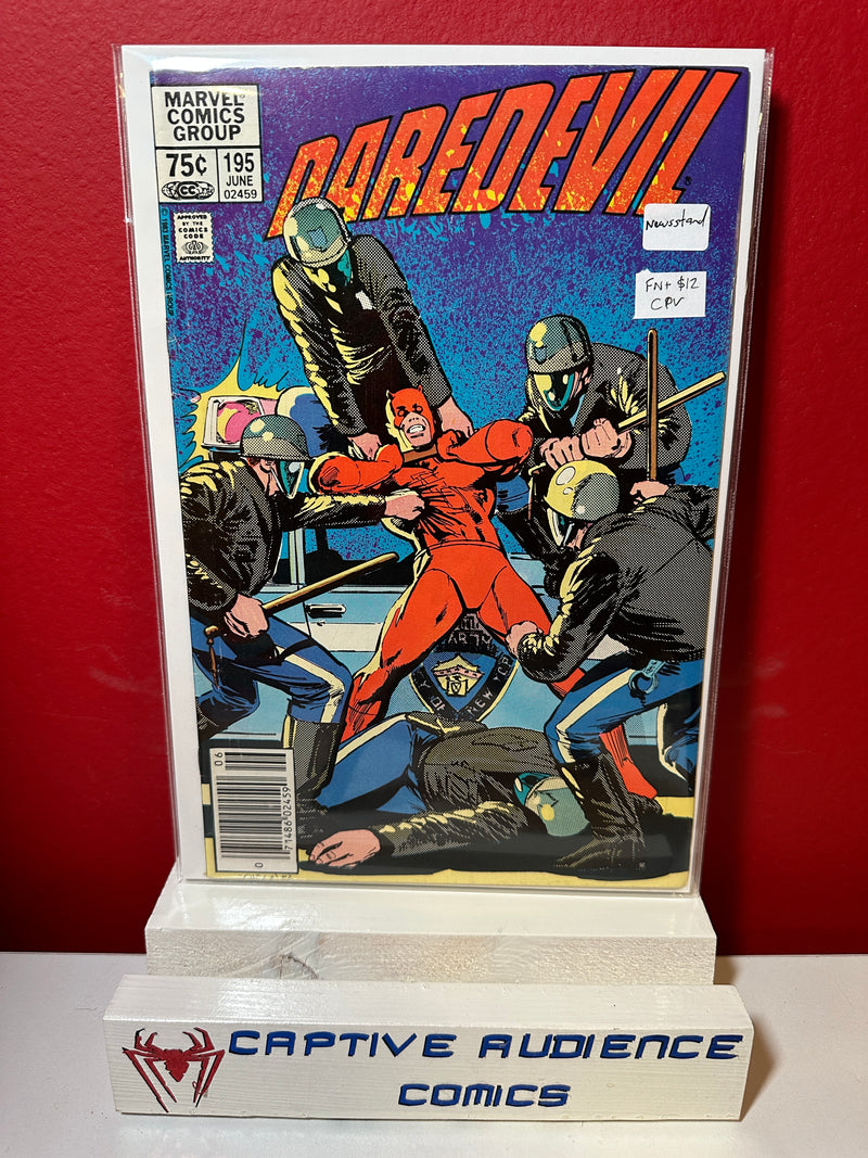 Daredevil, Vol. 1 #195 - Newsstand CPV - FN+
