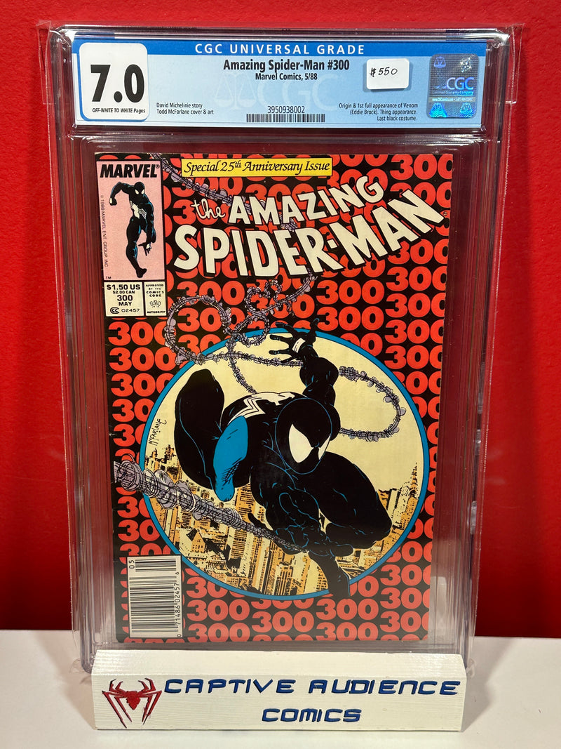 Amazing Spider-Man, The Vol. 1 #300 - 1st Venom Newsstand Variant - CGC 7.0