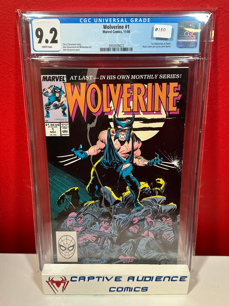 Wolverine, Vol. 2 #1 - 1st Patch - CGC 9.2