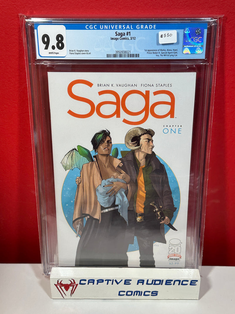 Saga #1 - Many 1st Appearances - CGC 9.8