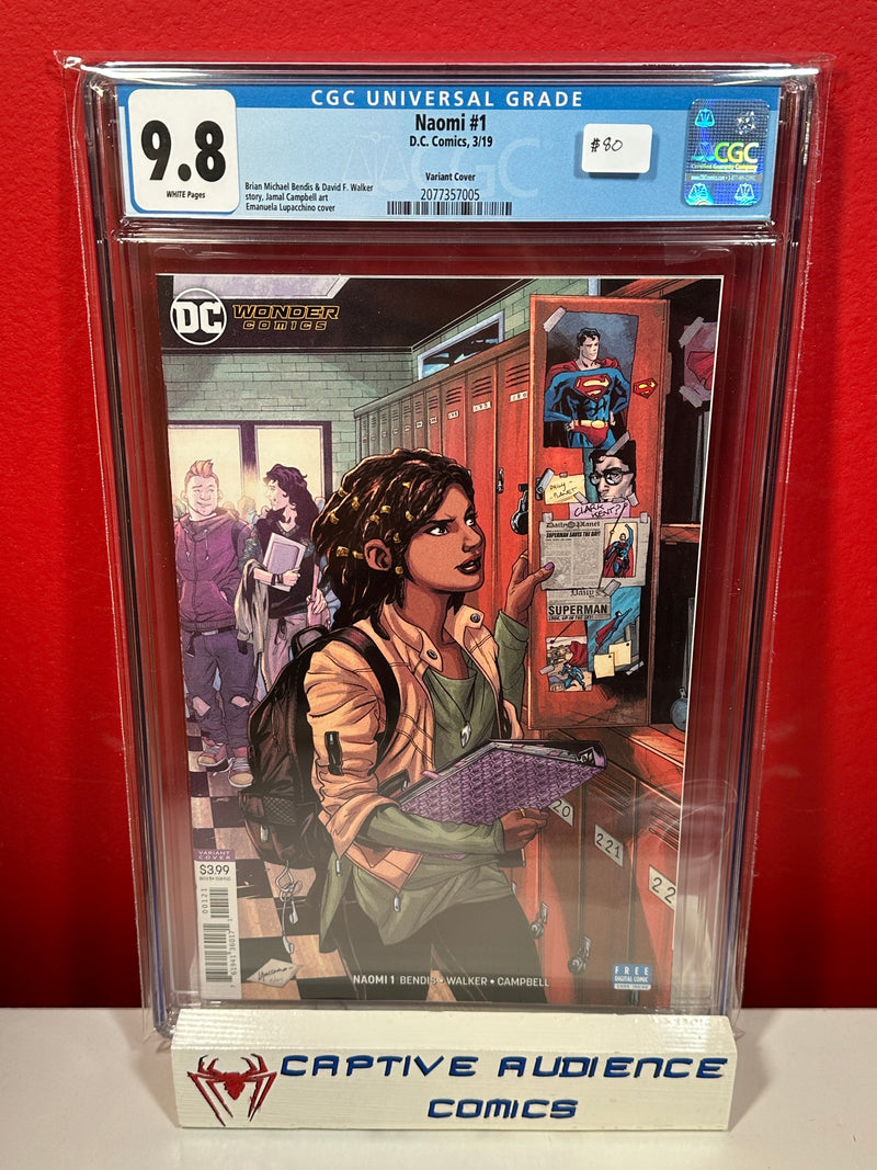 Naomi #1 - Emanuela Lupacchino Variant - CGC 9.8