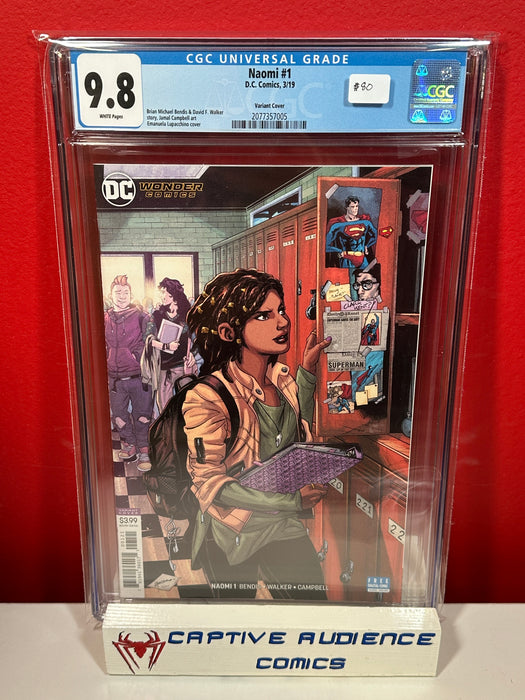 Naomi #1 - Emanuela Lupacchino Variant - CGC 9.8