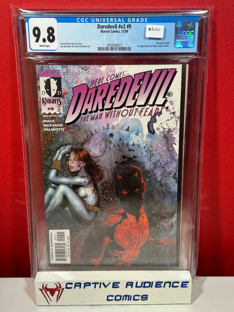 Daredevil, Vol. 2 #9 - 1st Echo - CGC 9.8