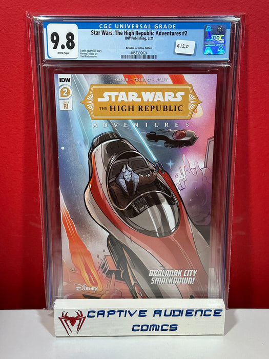 Star Wars: The High Republic Adventures #2 - Retailer Variant - CGC 9.8