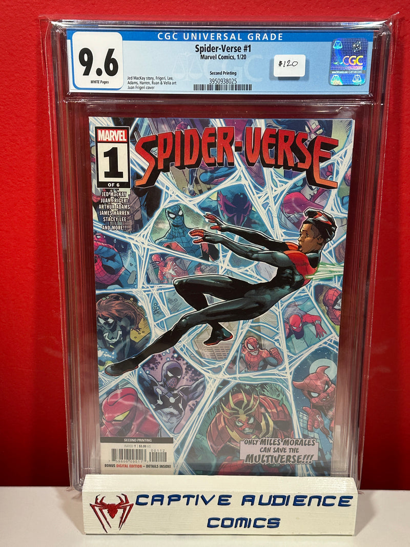 Spider-Verse #1 - Juan Frigeri 2nd Print Variant - CGC 9.6