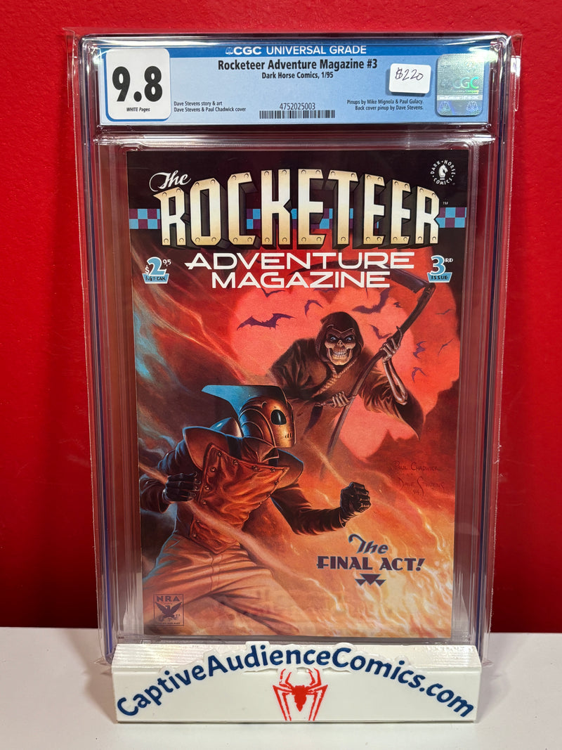 Rocketeer Adventure Magazine #3 - CGC 9.8