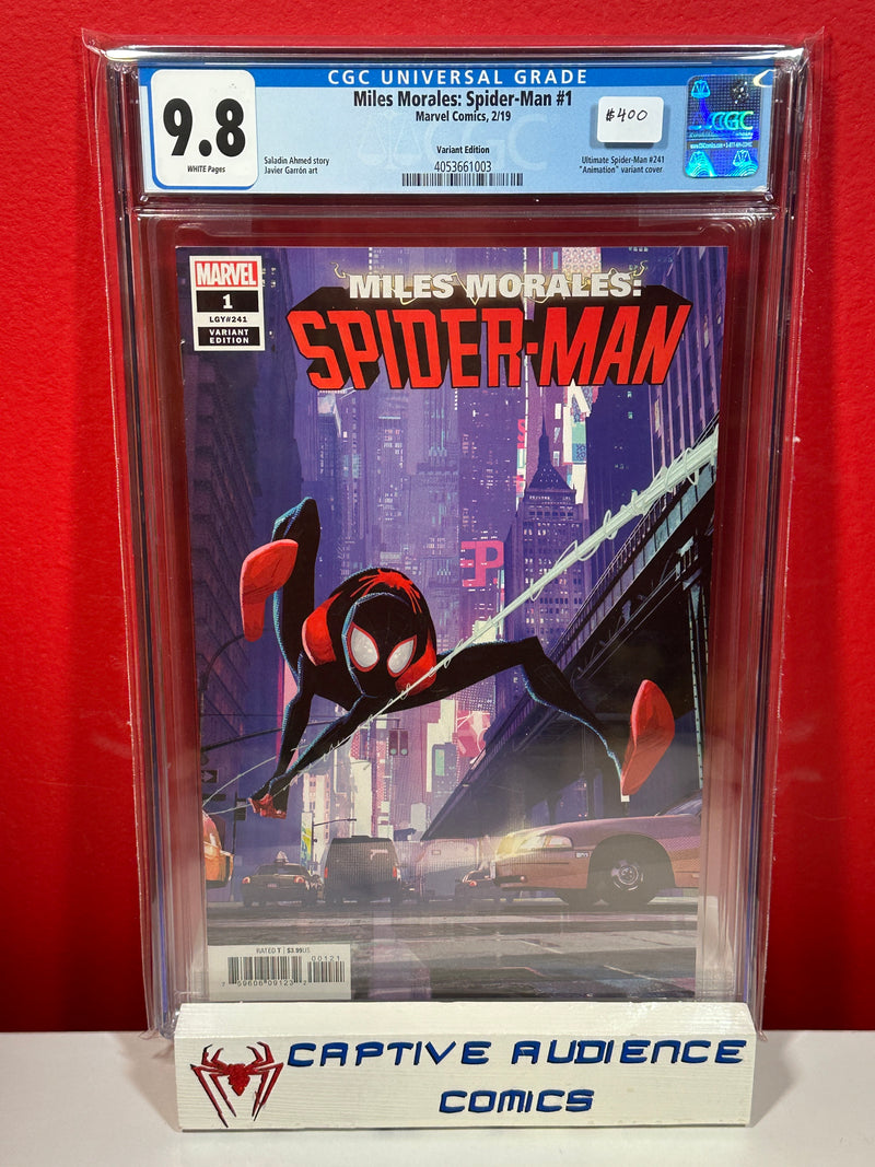 Miles Morales: Spider-Man #1 - Animation Variant - CGC 9.8