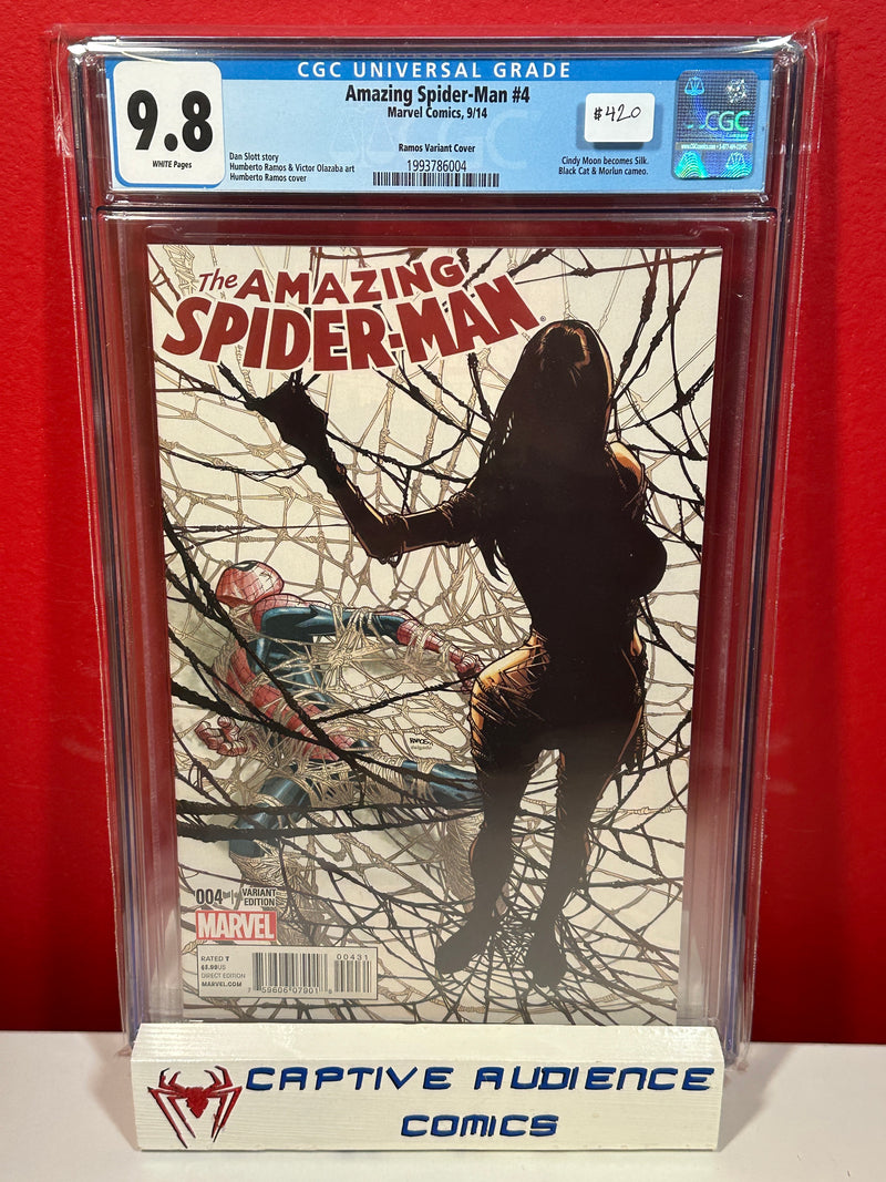Amazing Spider-Man, The Vol. 3 #4 - Ramos Variant 1st Silk - CGC 9.8