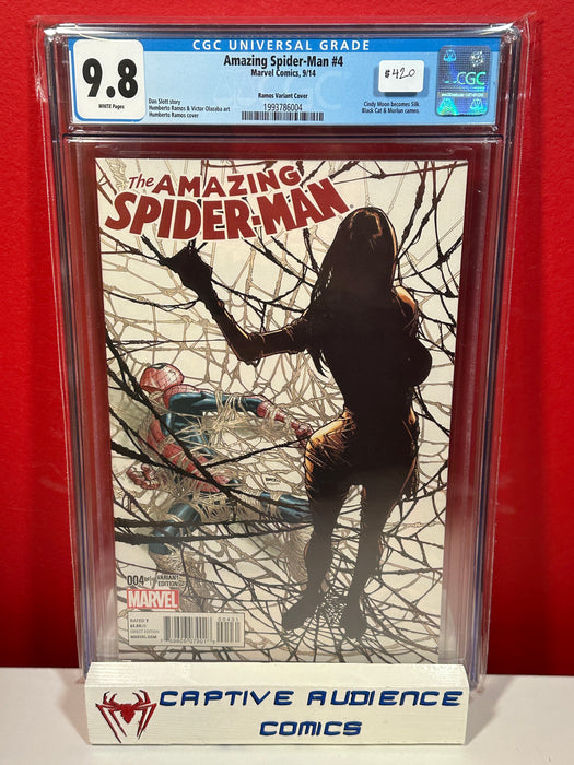 Amazing Spider-Man, The Vol. 3 #4 - Ramos Variant 1st Silk - CGC 9.8